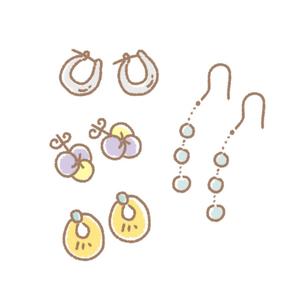 ピアス：earrings のアイキャッチ