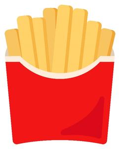 フライドポテト：french fries のアイキャッチ